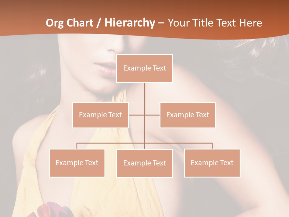 Yellow Female Beauty PowerPoint Template