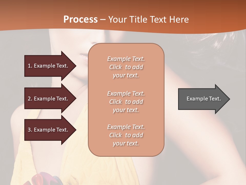 Yellow Female Beauty PowerPoint Template