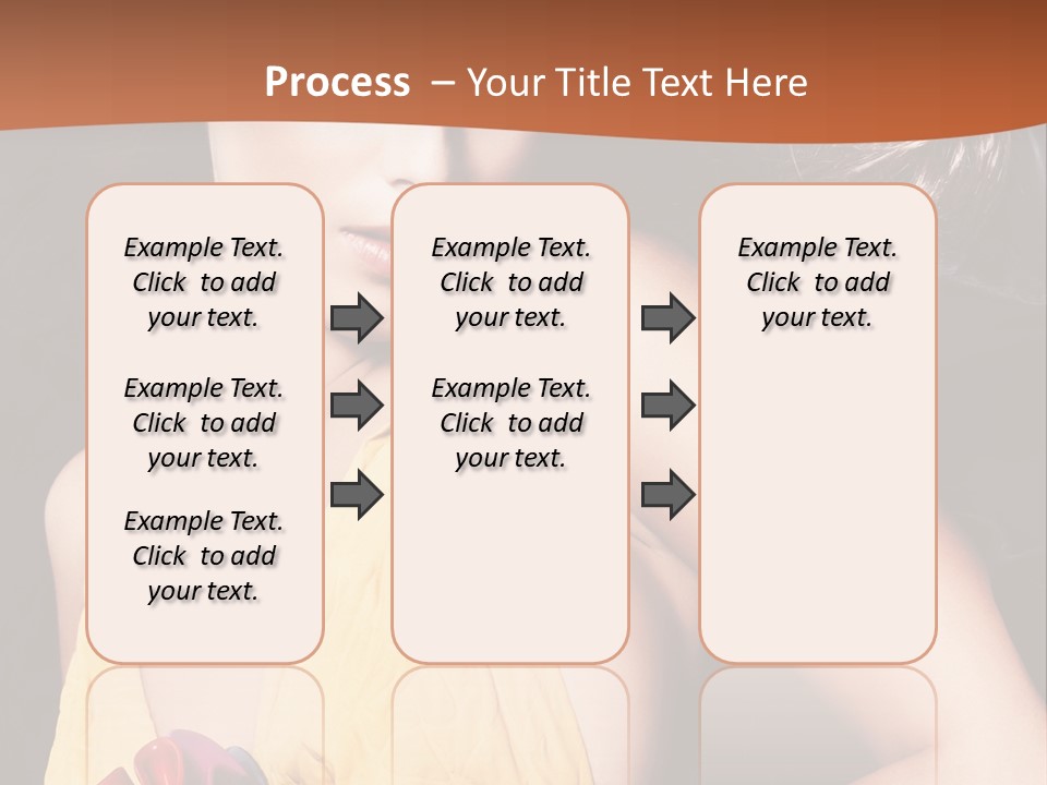 Yellow Female Beauty PowerPoint Template