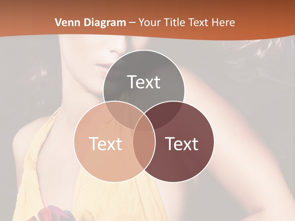 Yellow Female Beauty PowerPoint Template