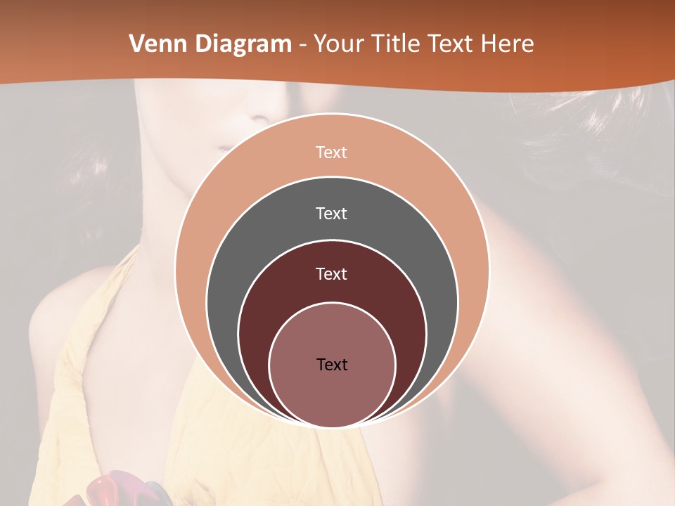Yellow Female Beauty PowerPoint Template