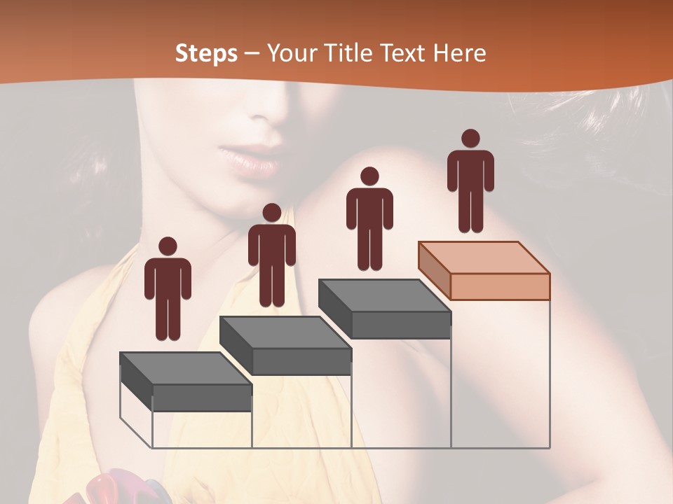 Yellow Female Beauty PowerPoint Template
