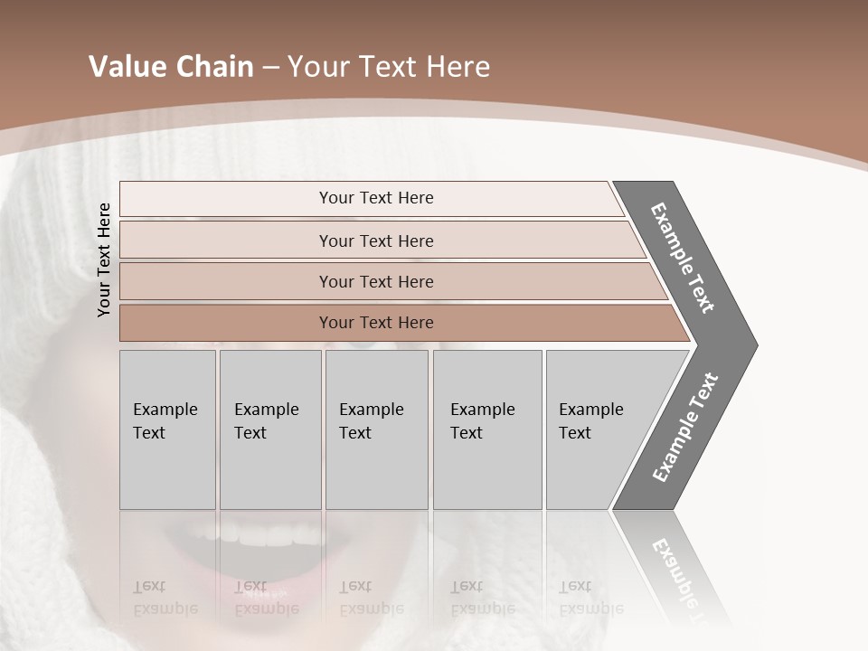 Face Wool Beauty PowerPoint Template
