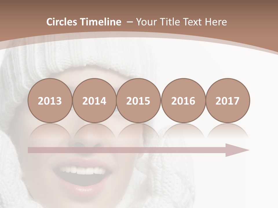 Face Wool Beauty PowerPoint Template