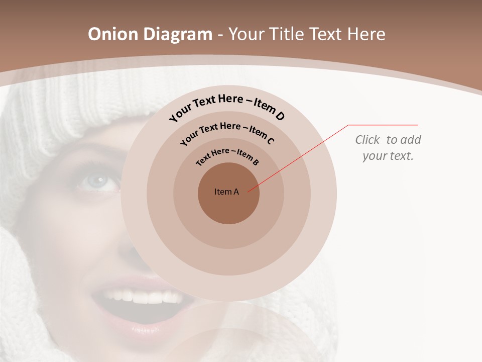 Face Wool Beauty PowerPoint Template