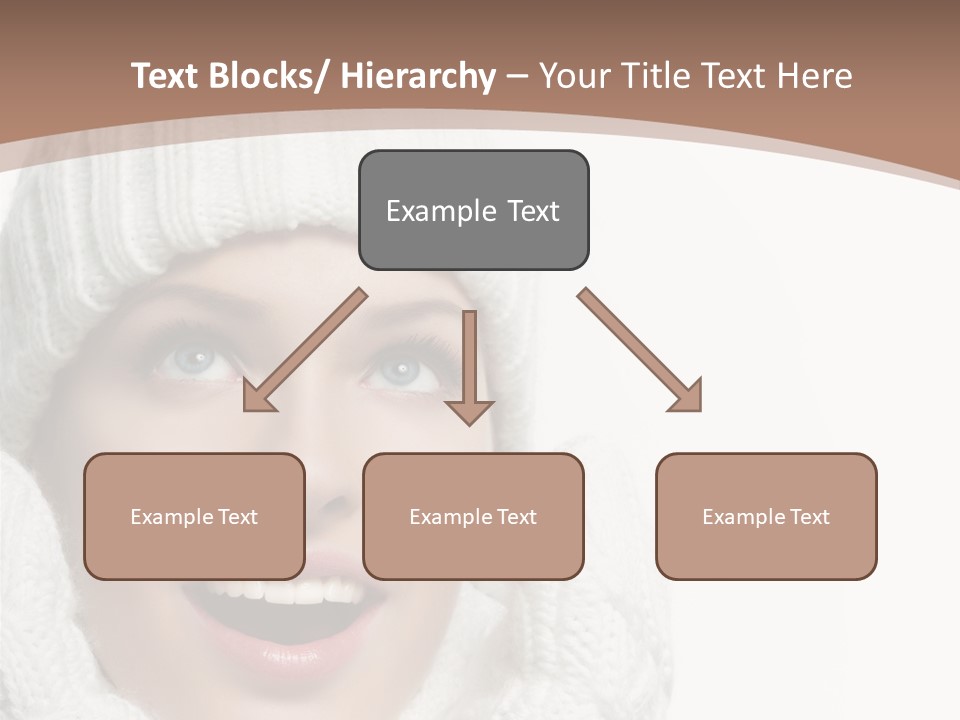 Face Wool Beauty PowerPoint Template