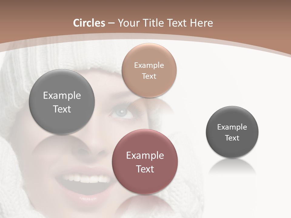 Face Wool Beauty PowerPoint Template