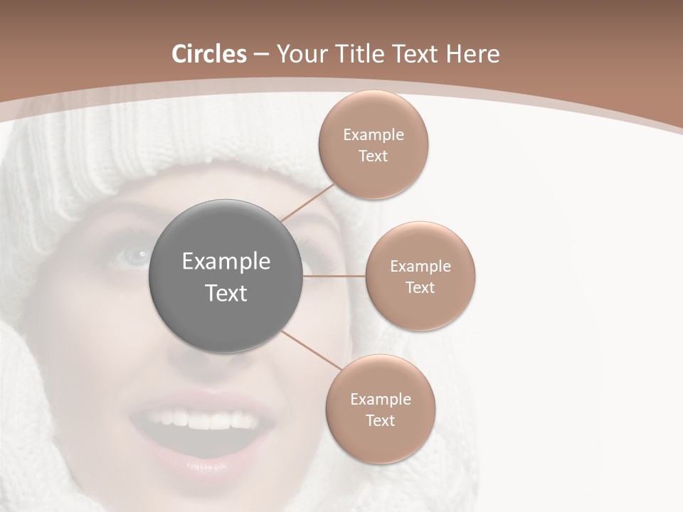 Face Wool Beauty PowerPoint Template