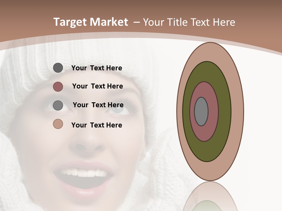 Face Wool Beauty PowerPoint Template