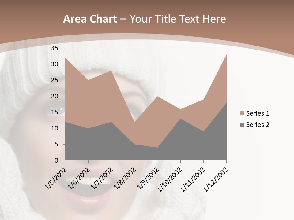 Face Wool Beauty PowerPoint Template