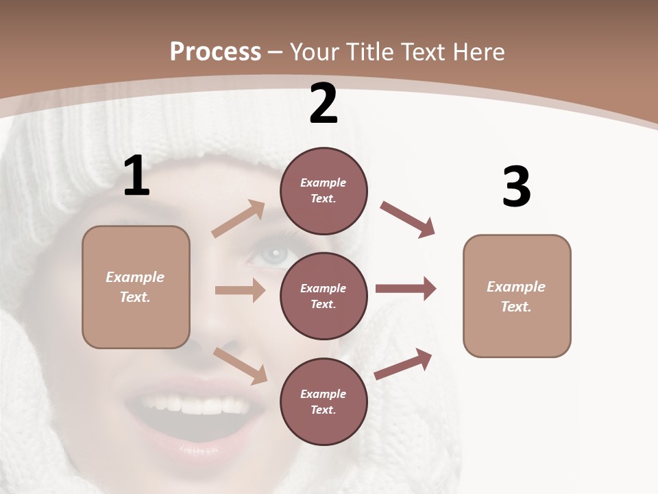 Face Wool Beauty PowerPoint Template