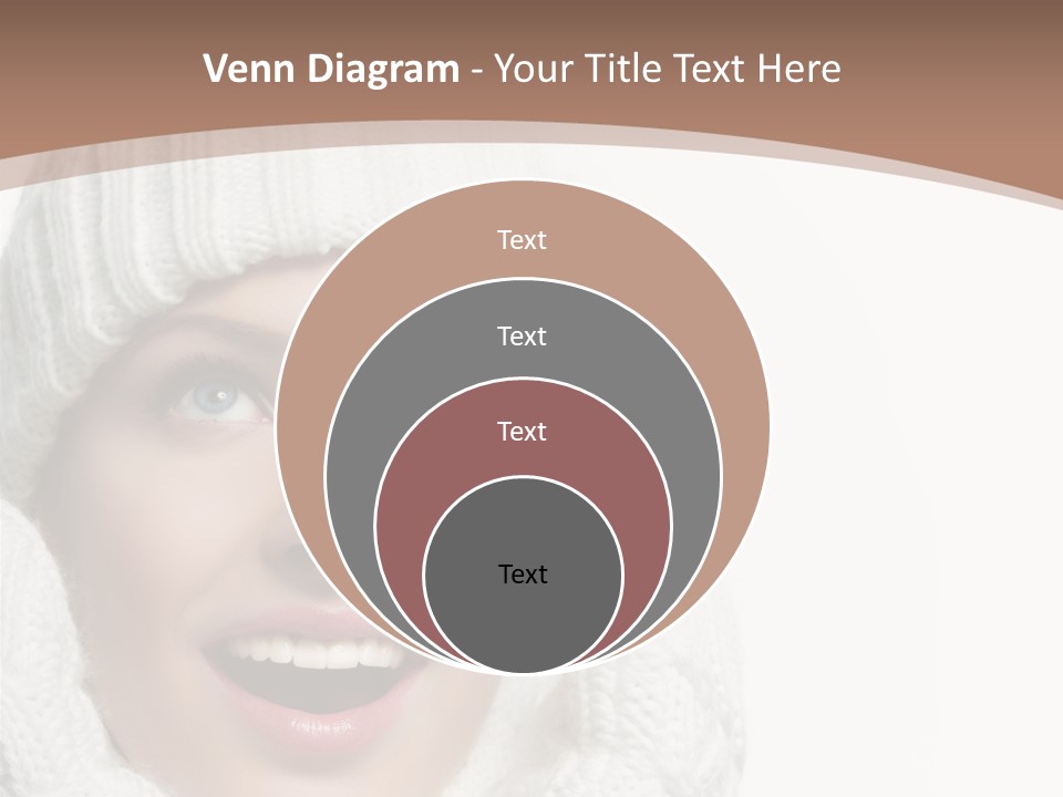 Face Wool Beauty PowerPoint Template