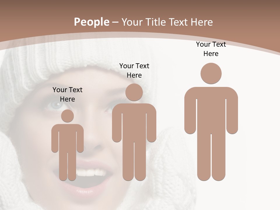 Face Wool Beauty PowerPoint Template