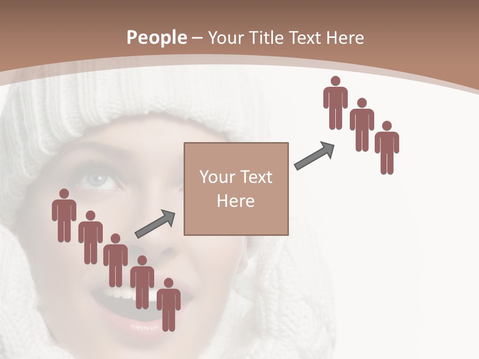 Face Wool Beauty PowerPoint Template