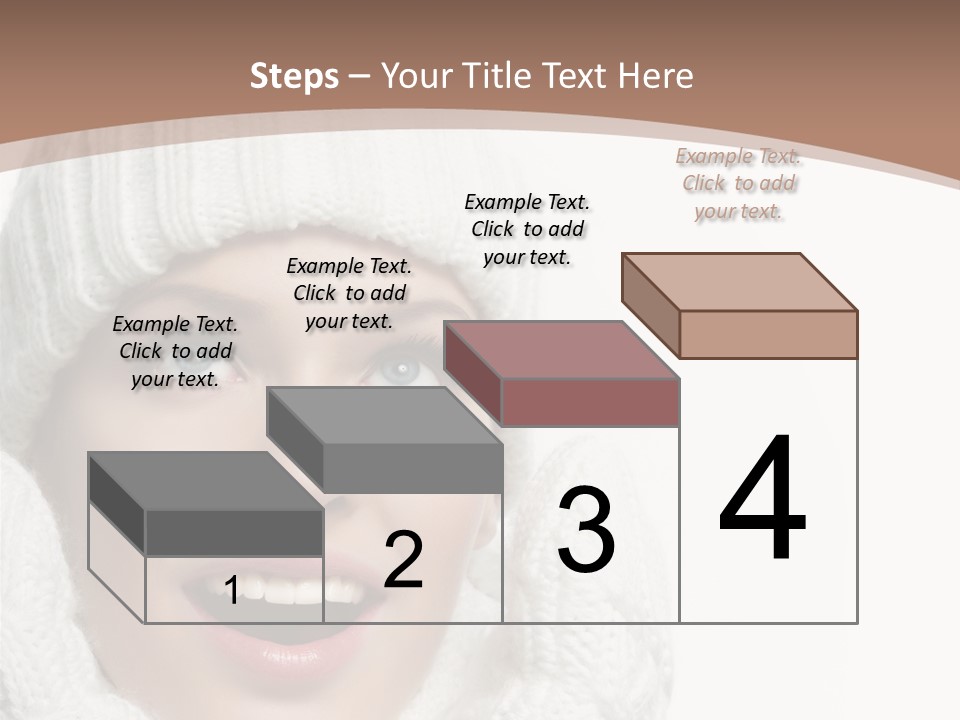 Face Wool Beauty PowerPoint Template