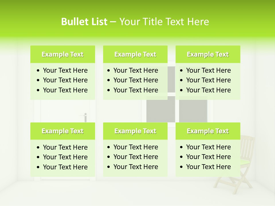 Room Seat Plan PowerPoint Template