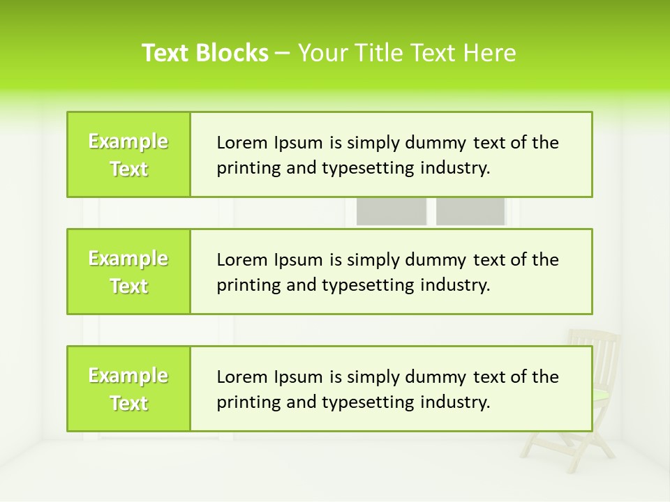 Room Seat Plan PowerPoint Template