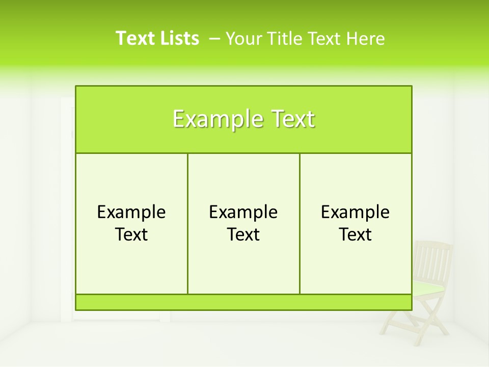 Room Seat Plan PowerPoint Template
