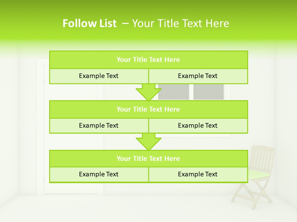 Room Seat Plan PowerPoint Template