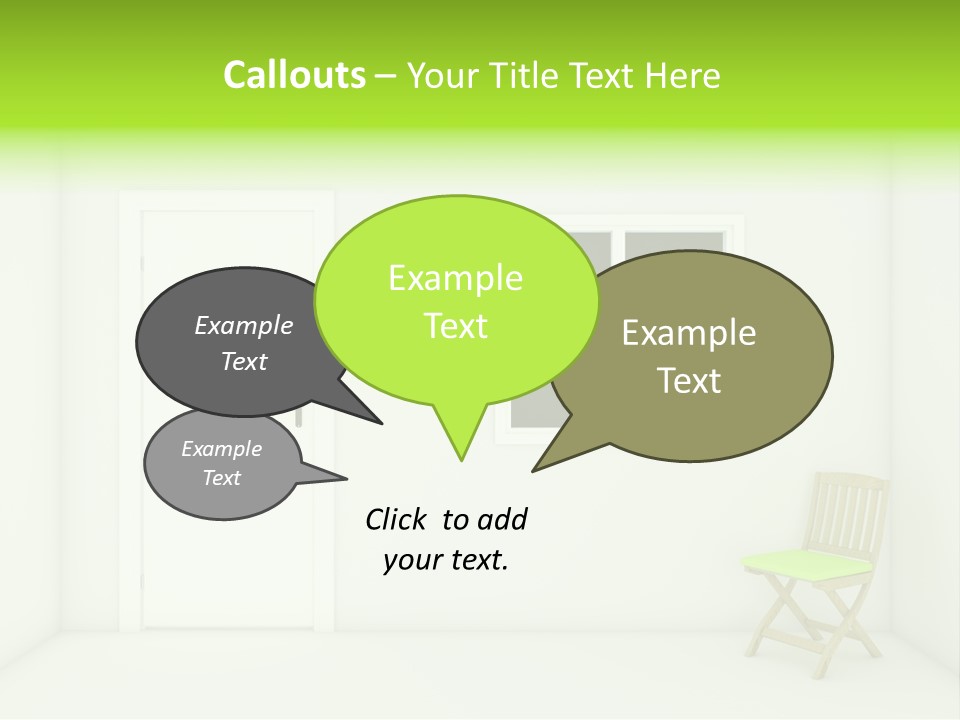 Room Seat Plan PowerPoint Template