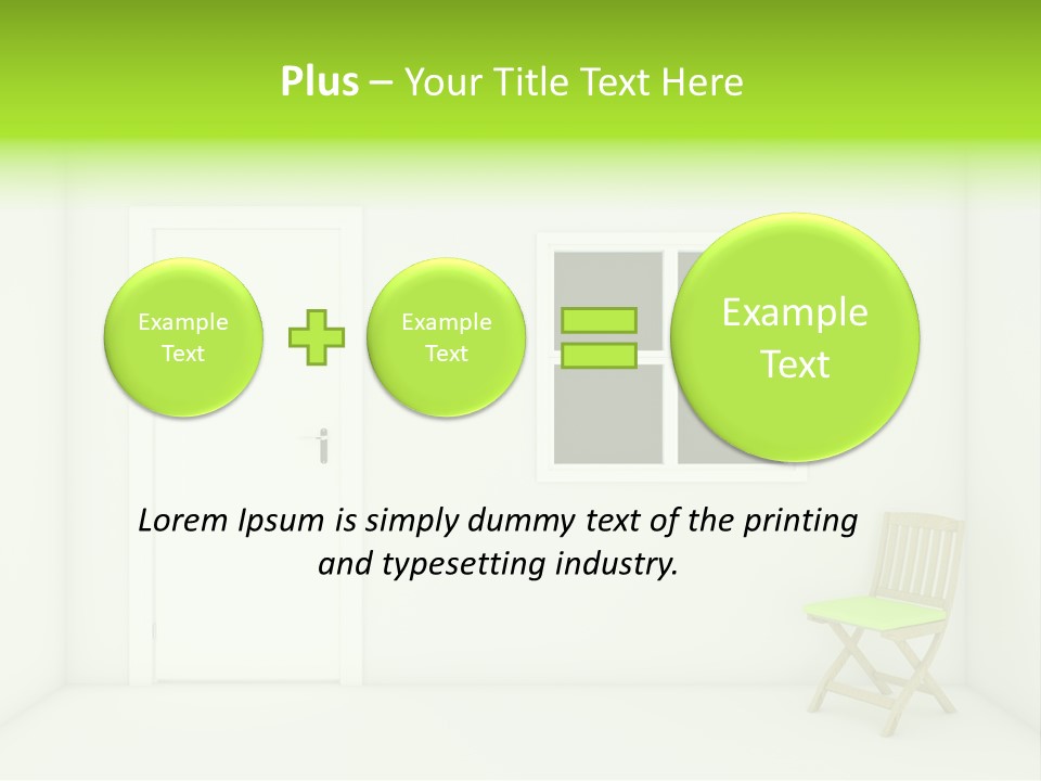 Room Seat Plan PowerPoint Template