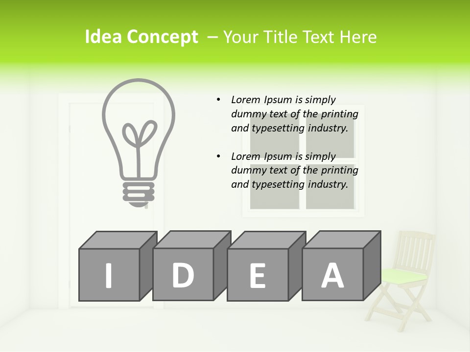 Room Seat Plan PowerPoint Template