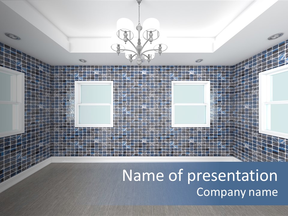 White Apartment Simple PowerPoint Template