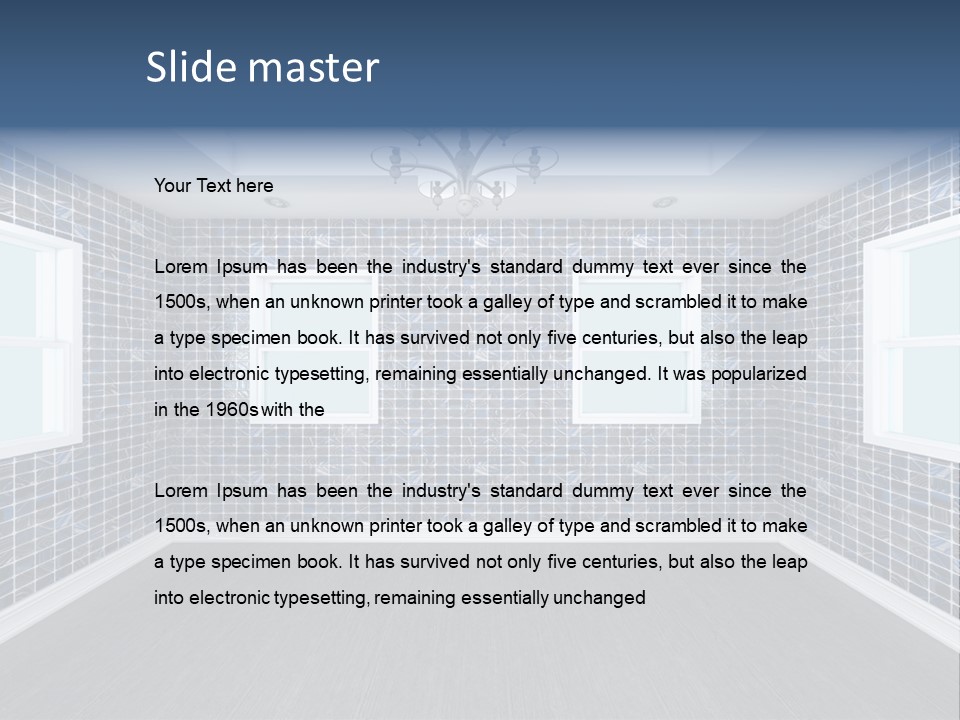 White Apartment Simple PowerPoint Template