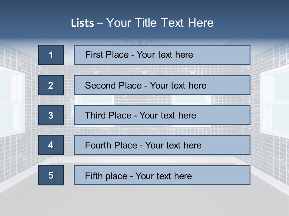 White Apartment Simple PowerPoint Template
