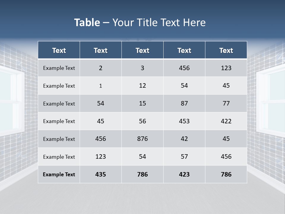 White Apartment Simple PowerPoint Template