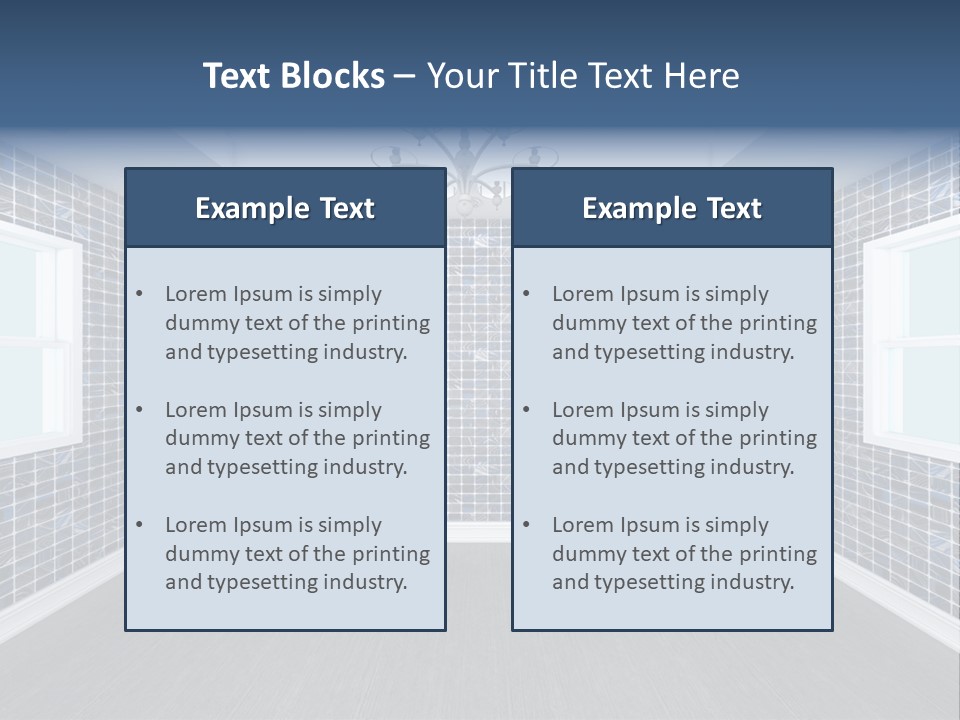 White Apartment Simple PowerPoint Template