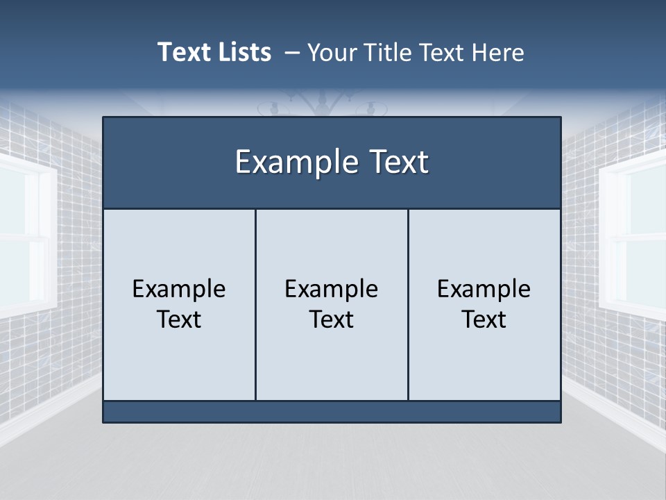 White Apartment Simple PowerPoint Template