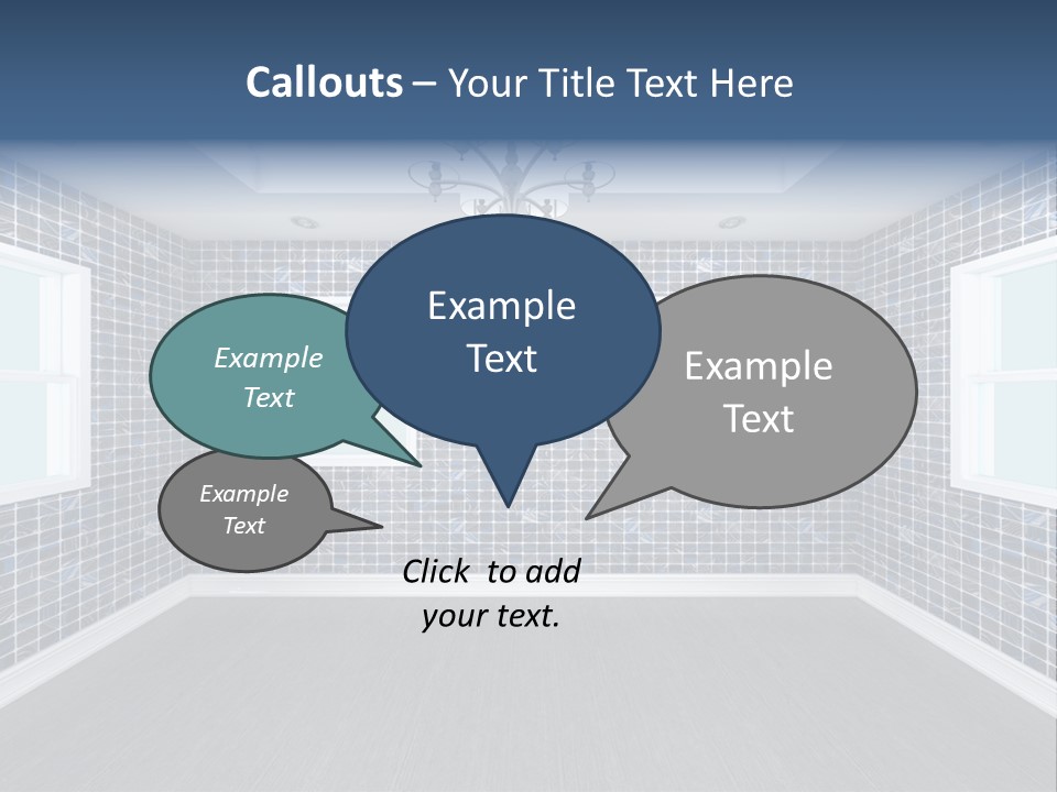White Apartment Simple PowerPoint Template