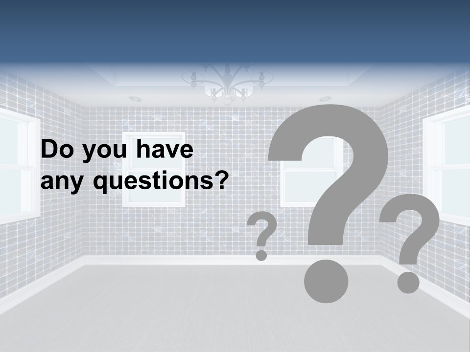 White Apartment Simple PowerPoint Template