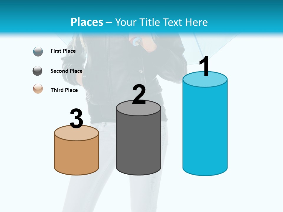 European Legs Black PowerPoint Template