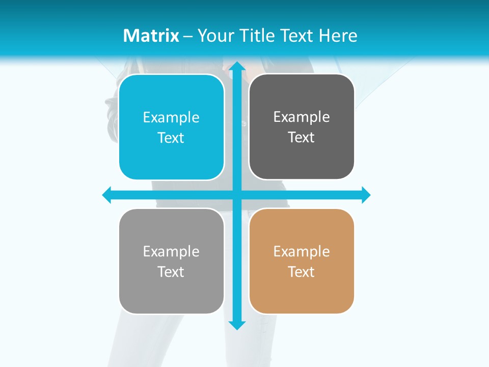 European Legs Black PowerPoint Template