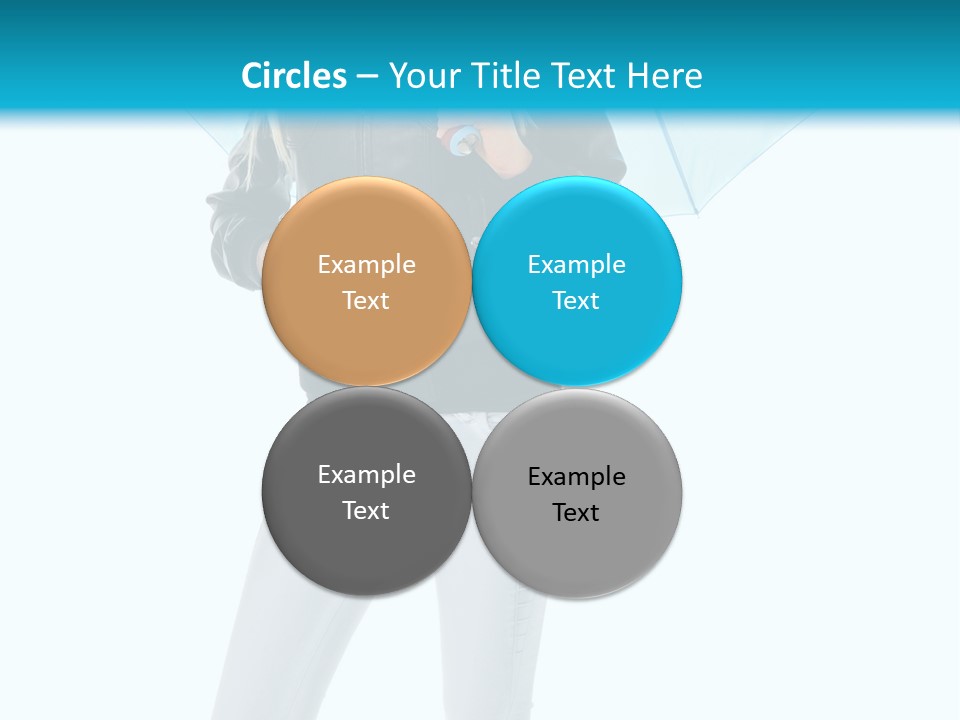 European Legs Black PowerPoint Template