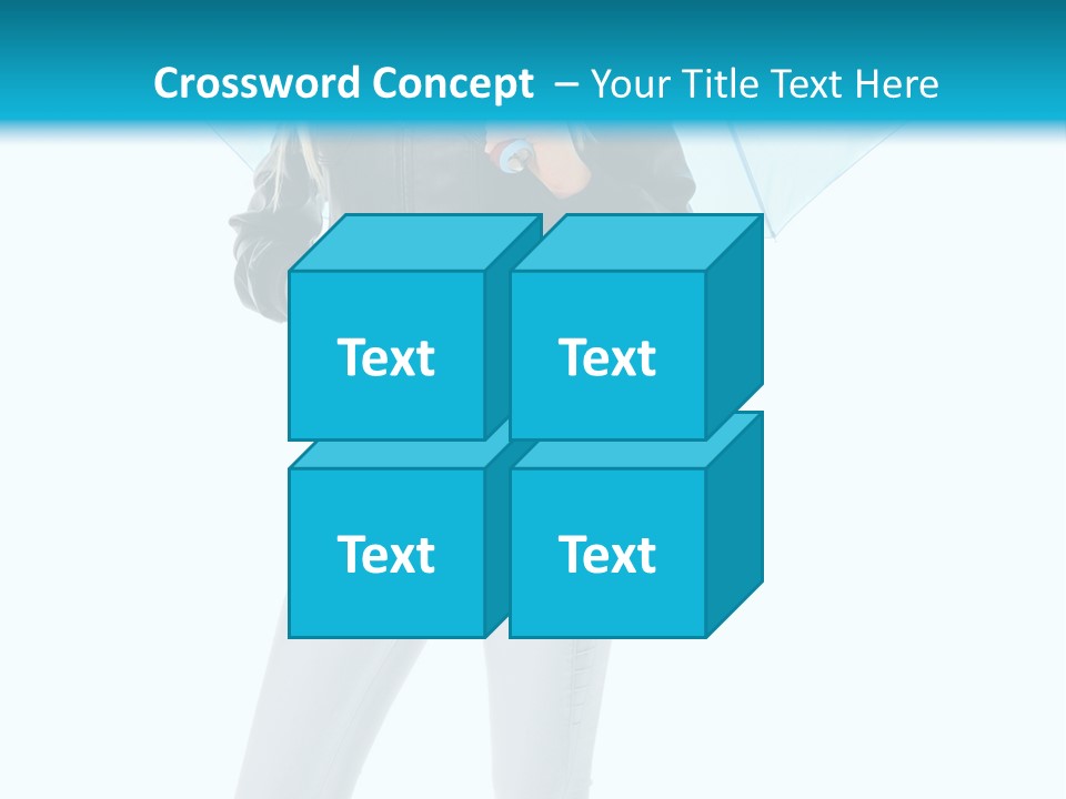 European Legs Black PowerPoint Template