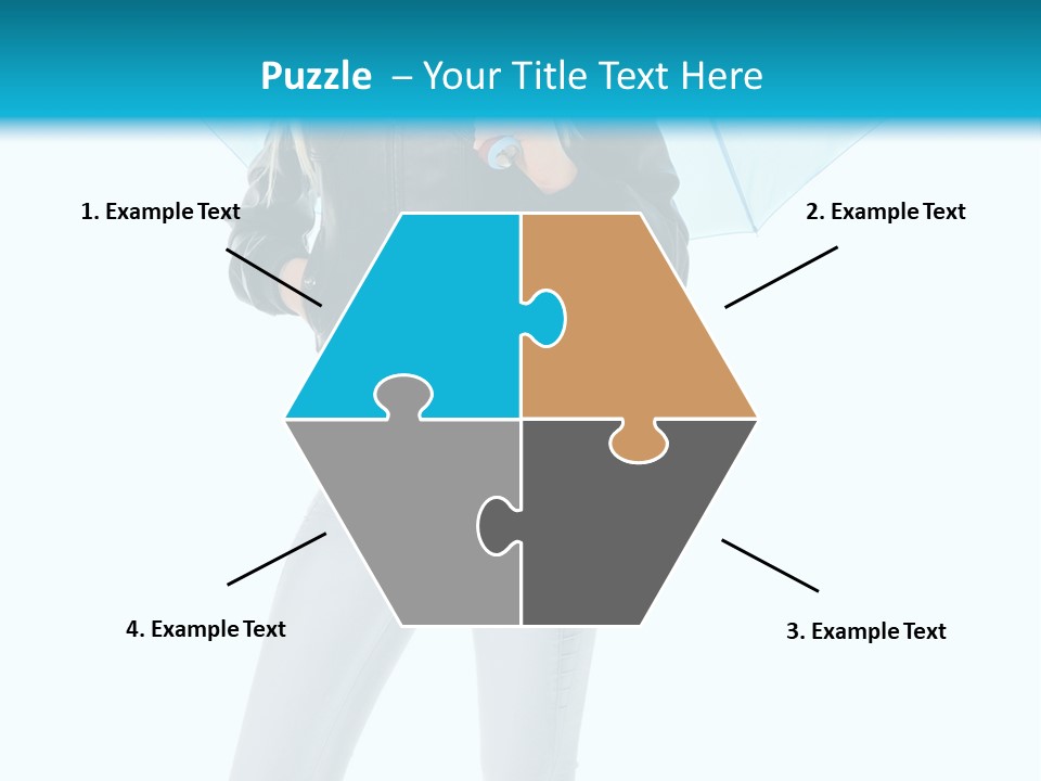 European Legs Black PowerPoint Template