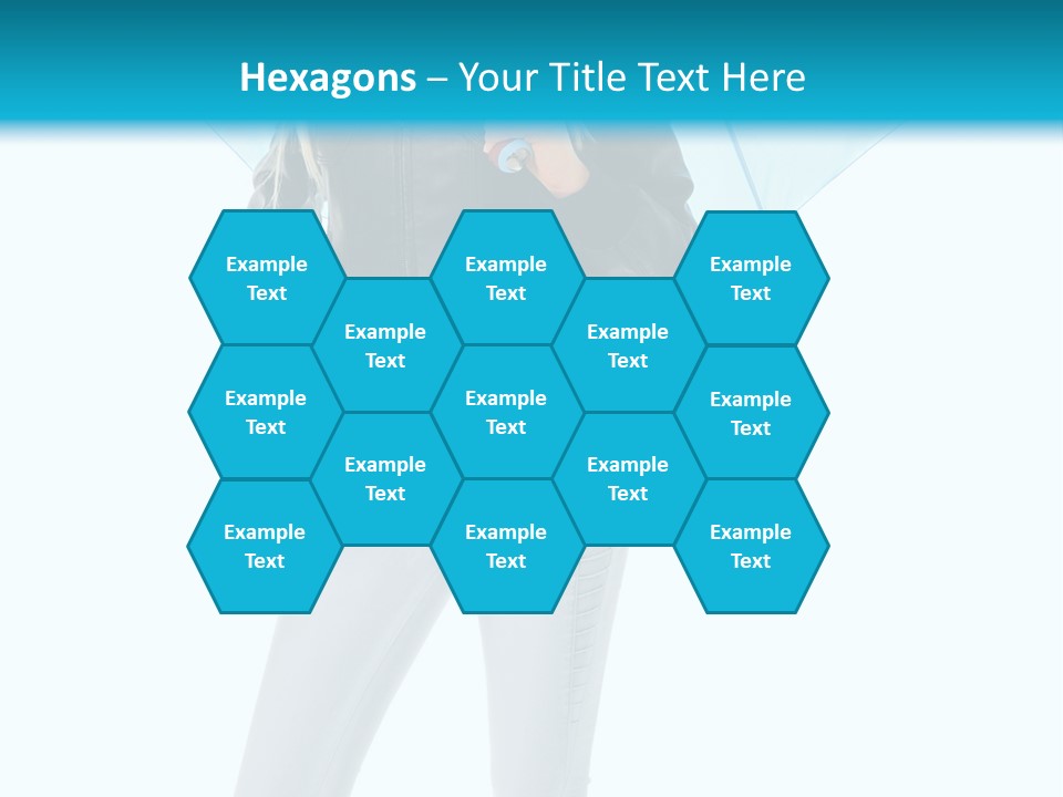 European Legs Black PowerPoint Template