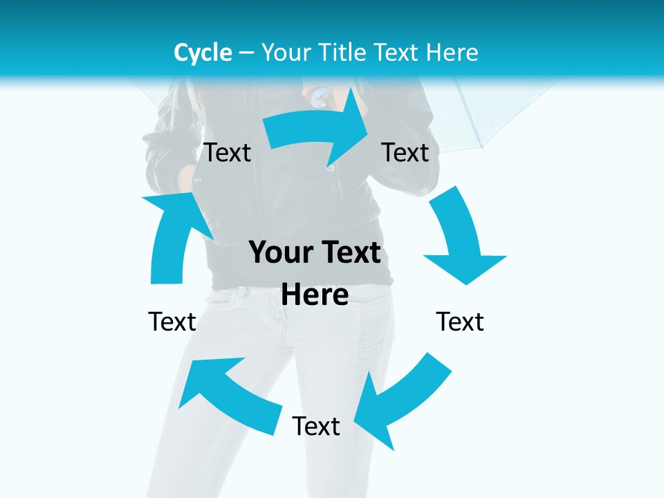 European Legs Black PowerPoint Template