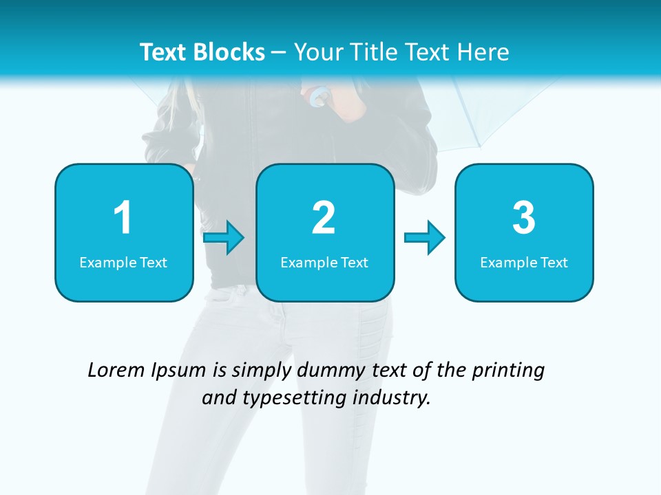 European Legs Black PowerPoint Template