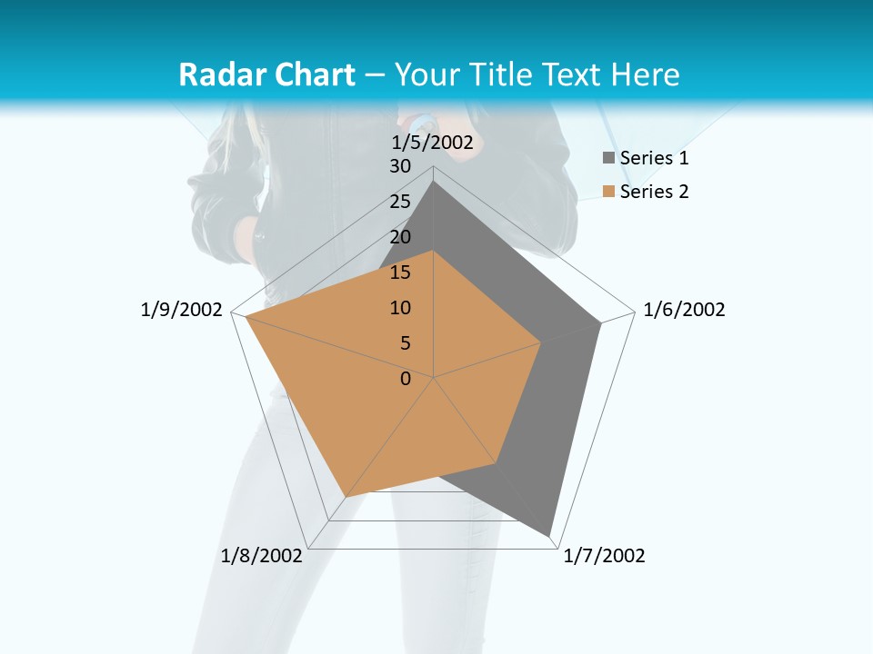 European Legs Black PowerPoint Template