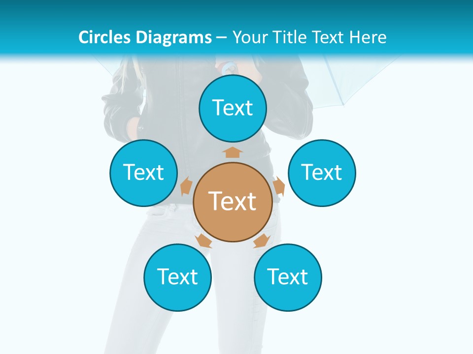 European Legs Black PowerPoint Template