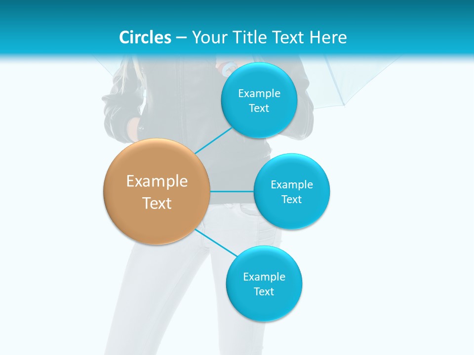 European Legs Black PowerPoint Template