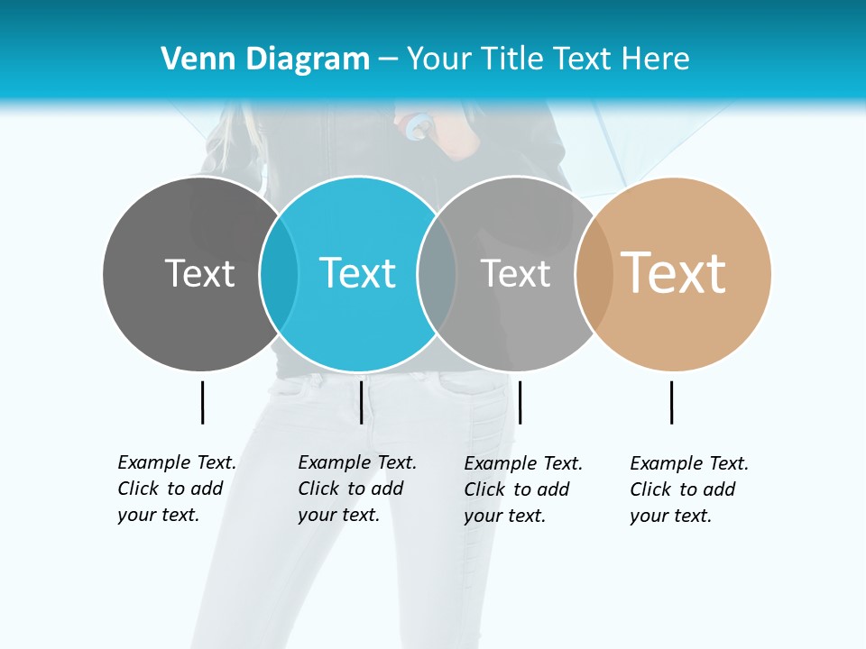 European Legs Black PowerPoint Template