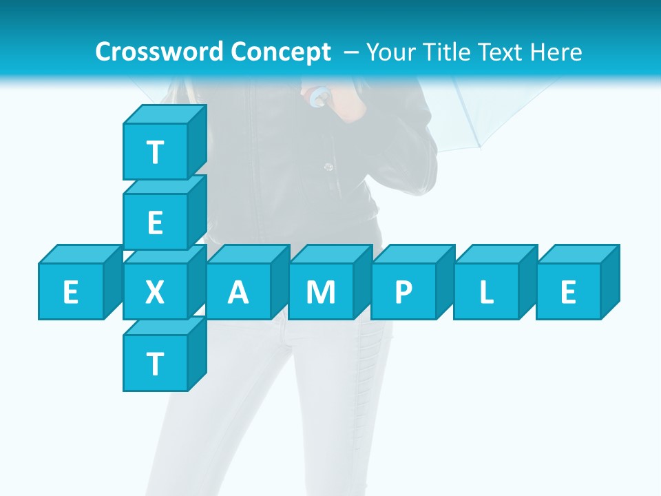 European Legs Black PowerPoint Template