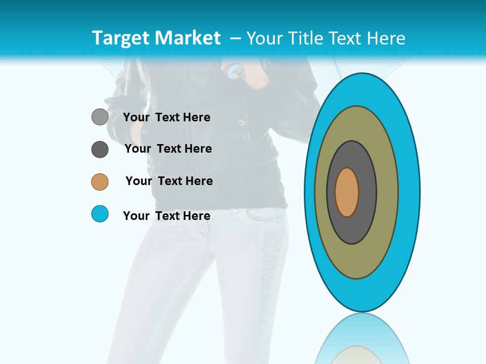 European Legs Black PowerPoint Template