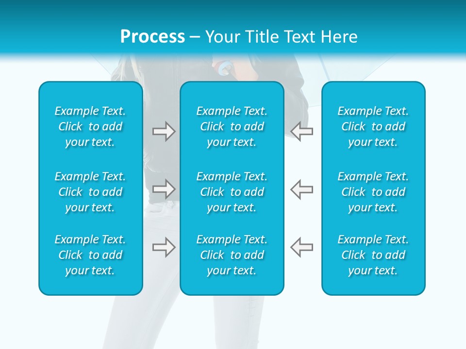 European Legs Black PowerPoint Template