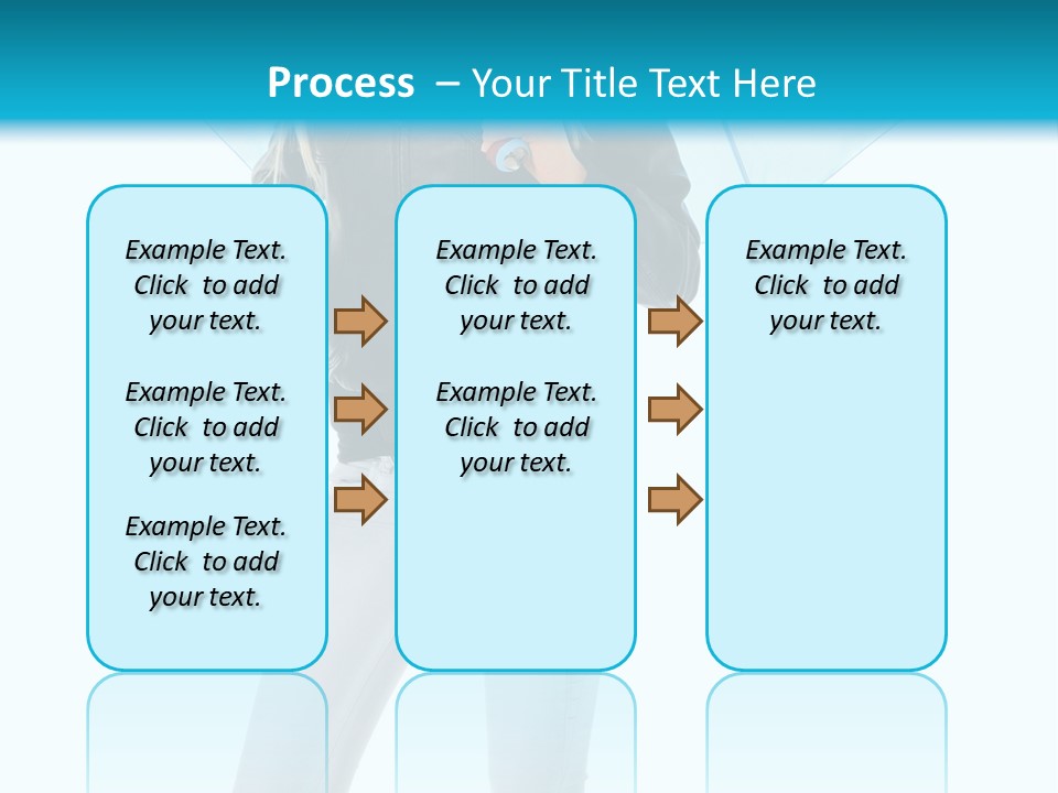 European Legs Black PowerPoint Template